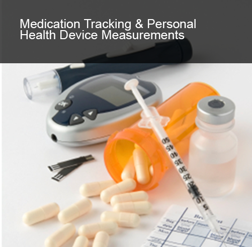 Medication Tracking and Personal Health Device Measurements
